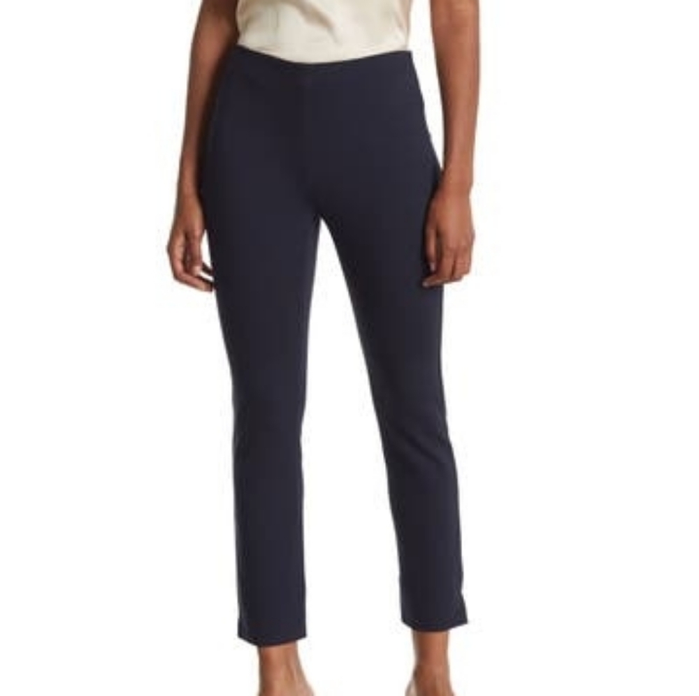 Vince Black Stretchy Knit Skinny Fit Pull-on dress pants leggings tights small